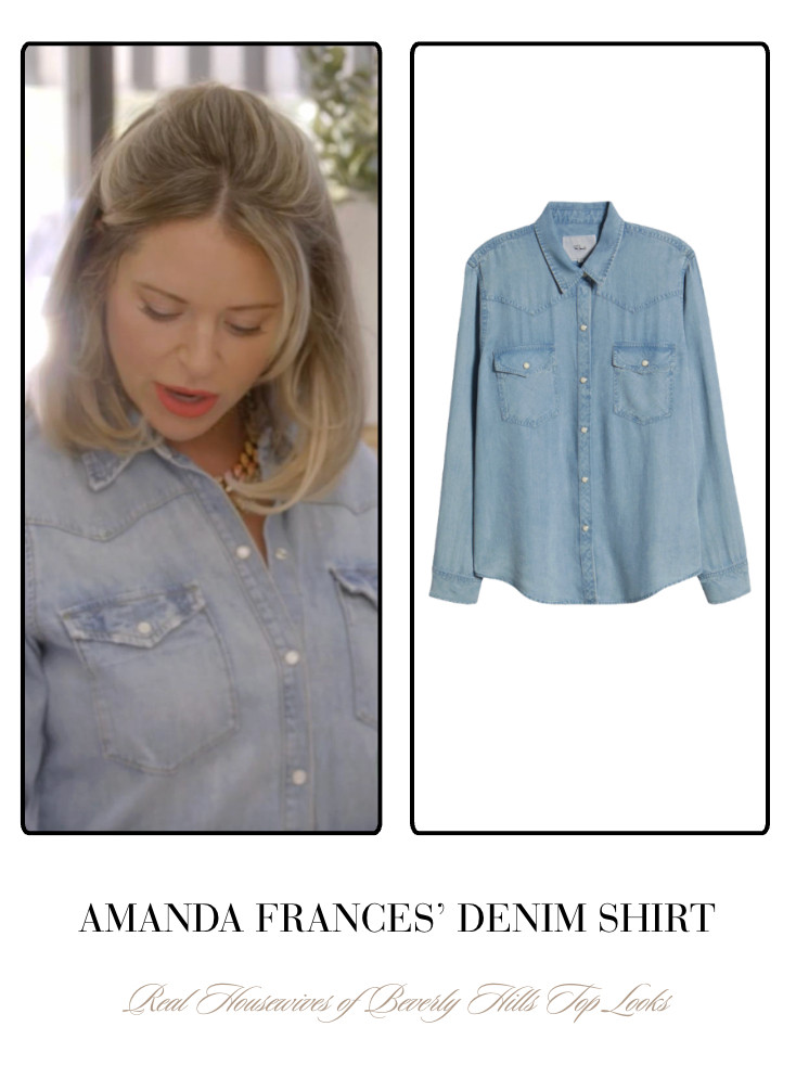 Amanda Frances' Denim Shirt 

 