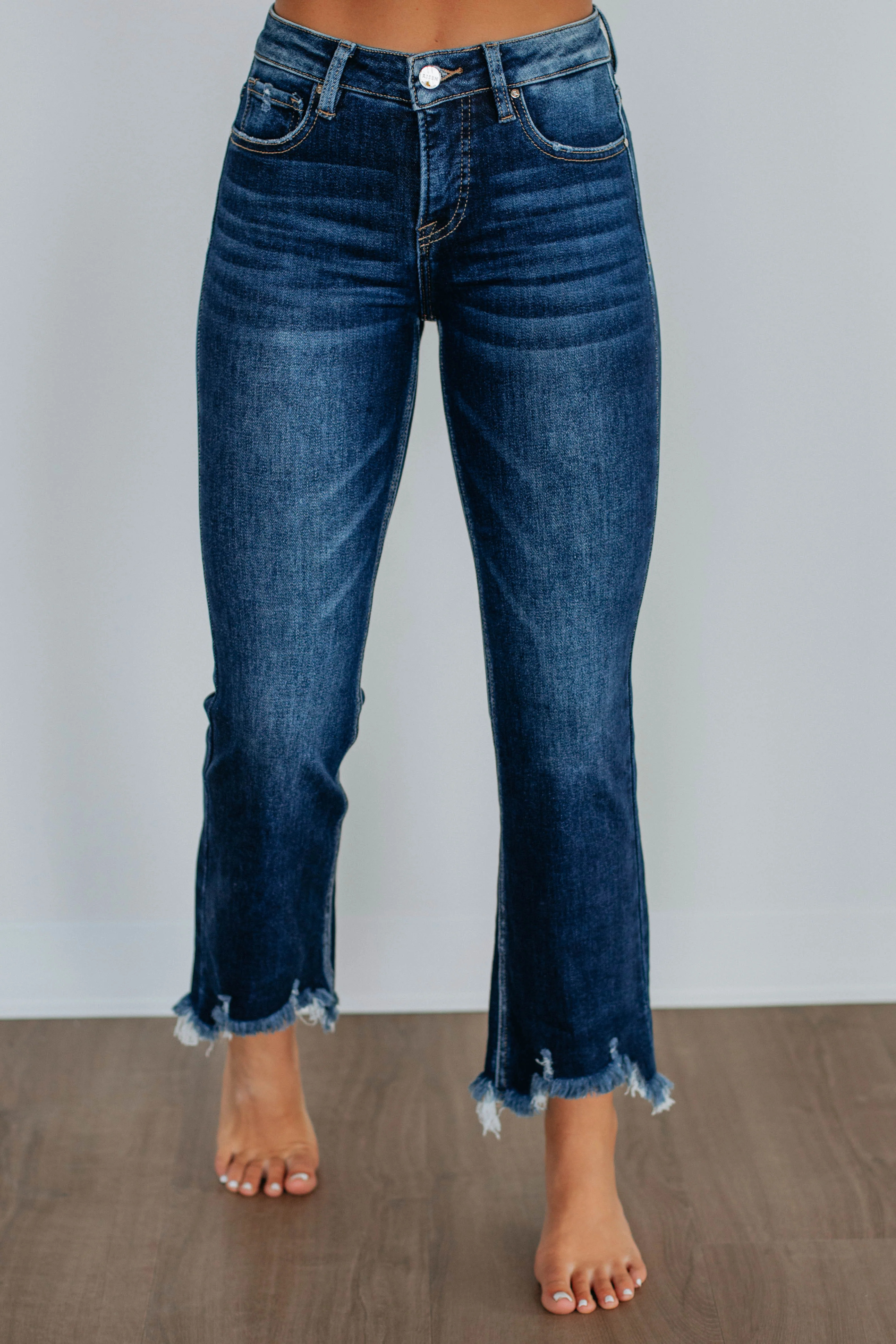 Neona Risen Jeans - Deep Blue | Wild Oak Boutique