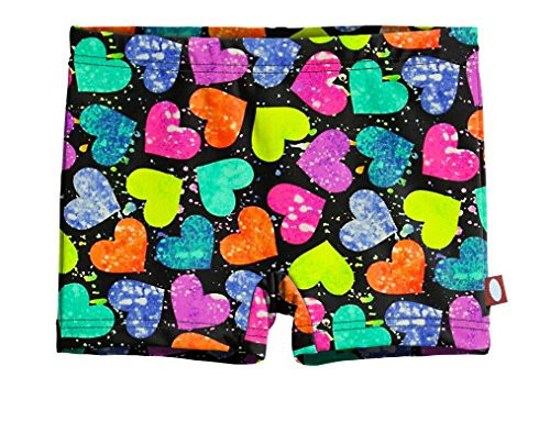 City Threads Girls' Swimming Suit Bottom Boy Short, Hearts Splatter, 14 | Amazon (US)