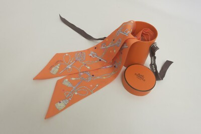 Authentic HERMES Silk Scarf Twilly #33077  | eBay | eBay US
