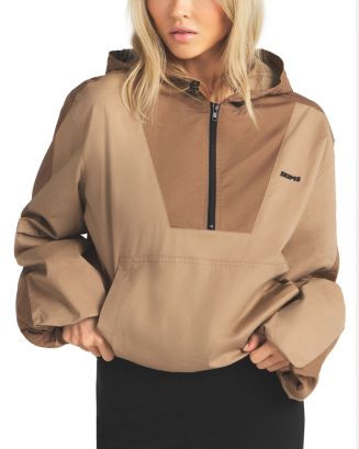 Woven Cotton Half Zip Pullover | Bloomingdale's (US)