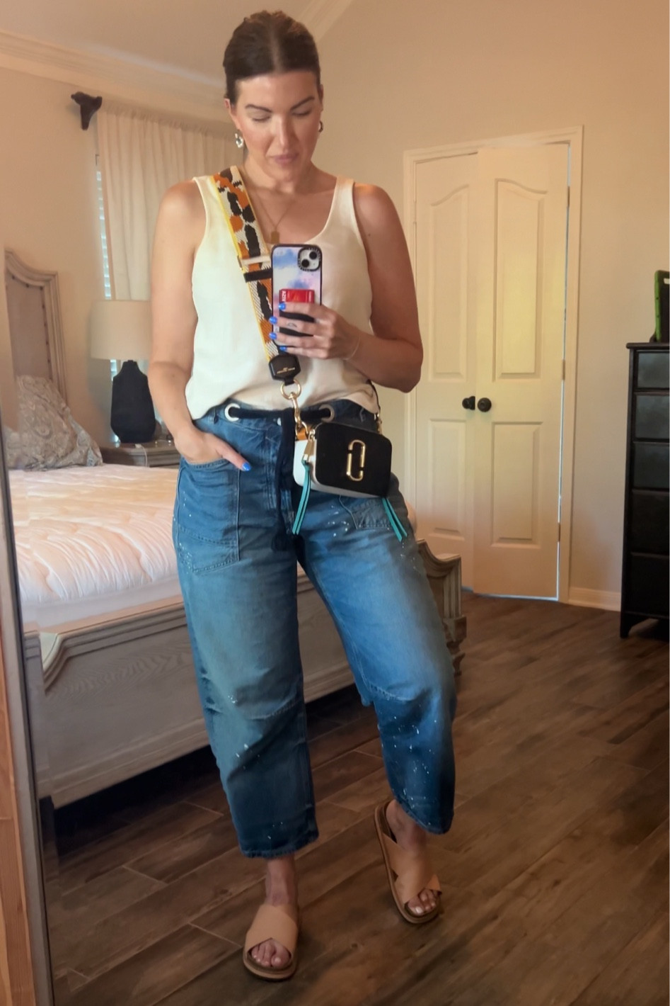 happy hour outfit 
🍹🌤️
pants run at least one size large
tank is super old from old navy but I linked similarr

#LTKItBag #LTKMidsize #LTKFindsUnder100