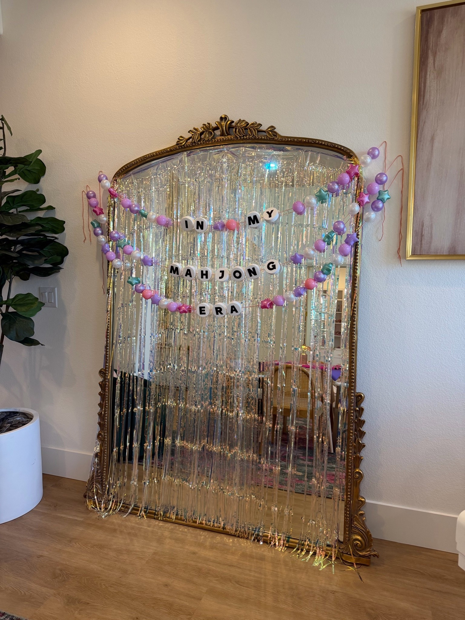 in my mahjong era decor! hosted mahjong this month and it was taylor swift themed 🪩✨💕

#LTKHome
