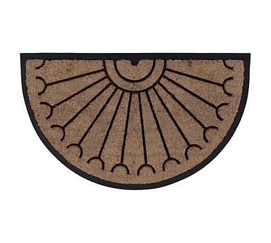 Half Round Sunburst Doormat | Pottery Barn (US)