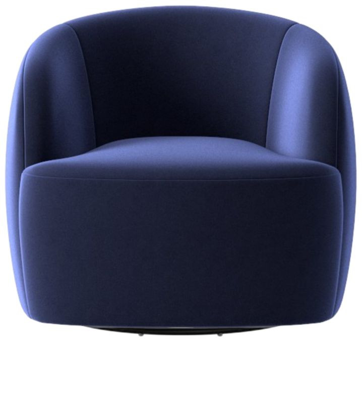 Gwyneth Navy Velvet Chair + Reviews | CB2 | CB2