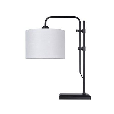Knox Adjustable Shaded Table Lamp Black  - Threshold™ | Target