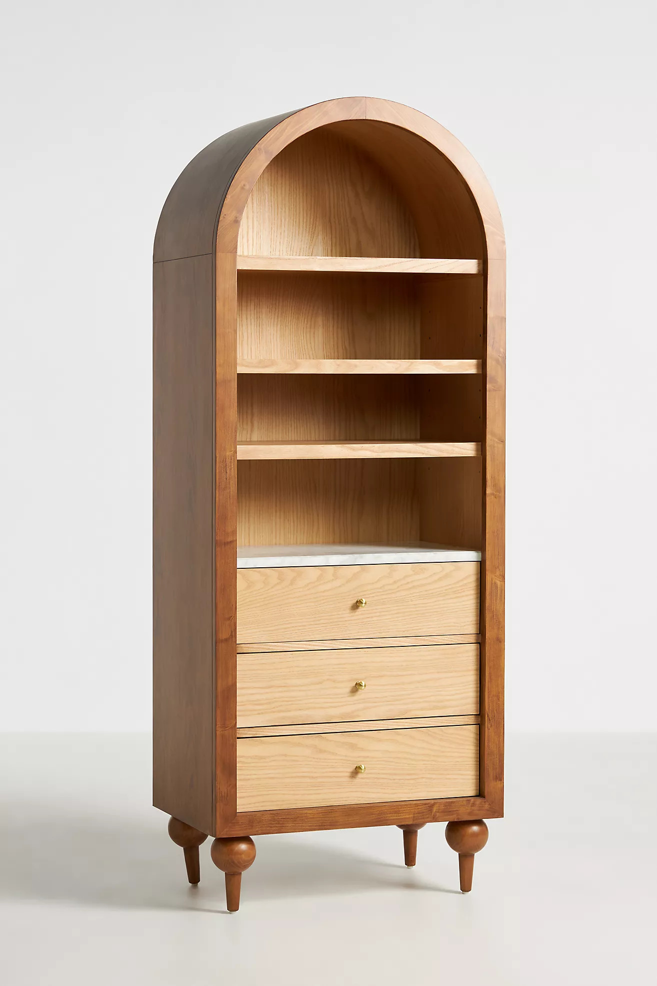 The Fern Marble Top Bookcase | Anthropologie (US)