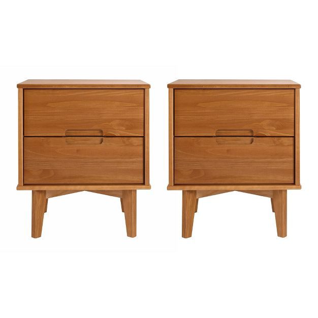 Mid-Century Modern Wood Nightstand - Saracina Home | Target