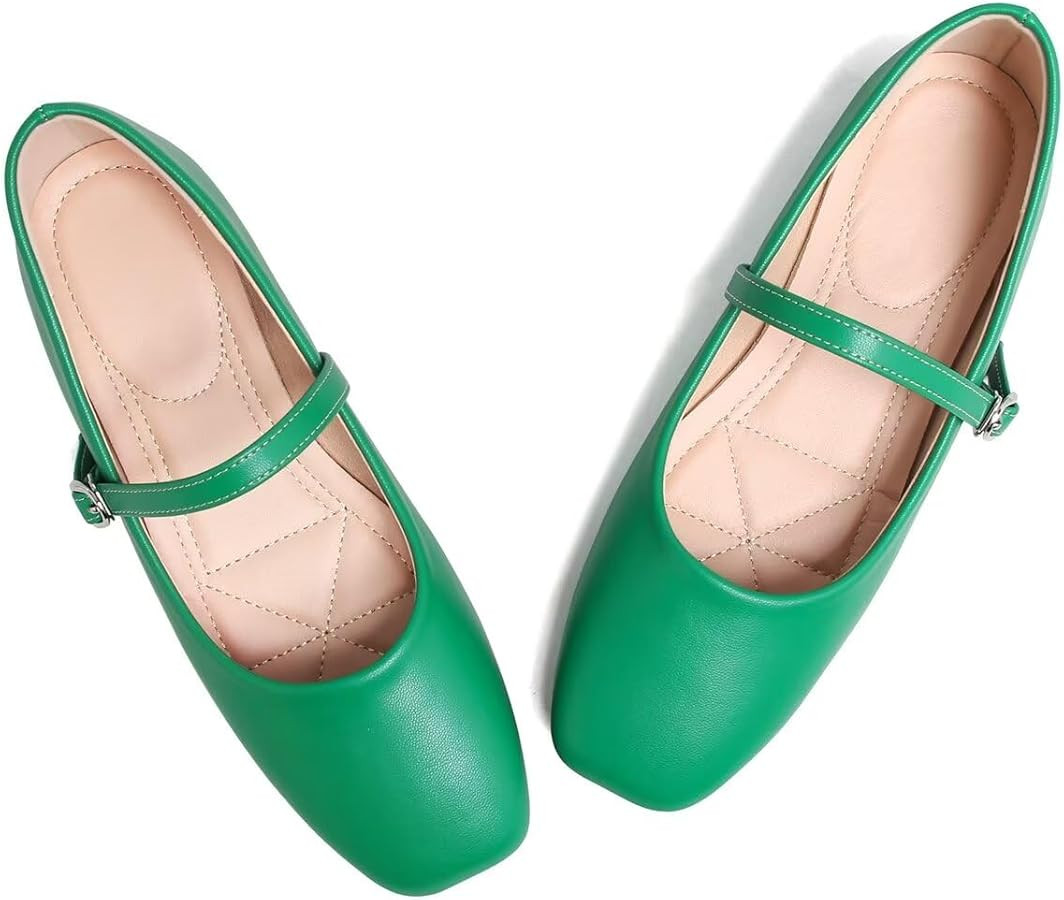 LUXINYU Women's Slip on Flats,Classy Round Toe Solid Classic Mary Jane Ballet Dance Shoes Soft Co... | Amazon (US)