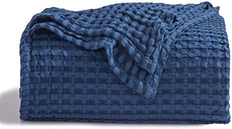 Bedsure 50% Cotton 50% Bamboo Blanket, Waffle Weave Blanket for Couch/Bed, Soft Lightweight Blank... | Amazon (US)