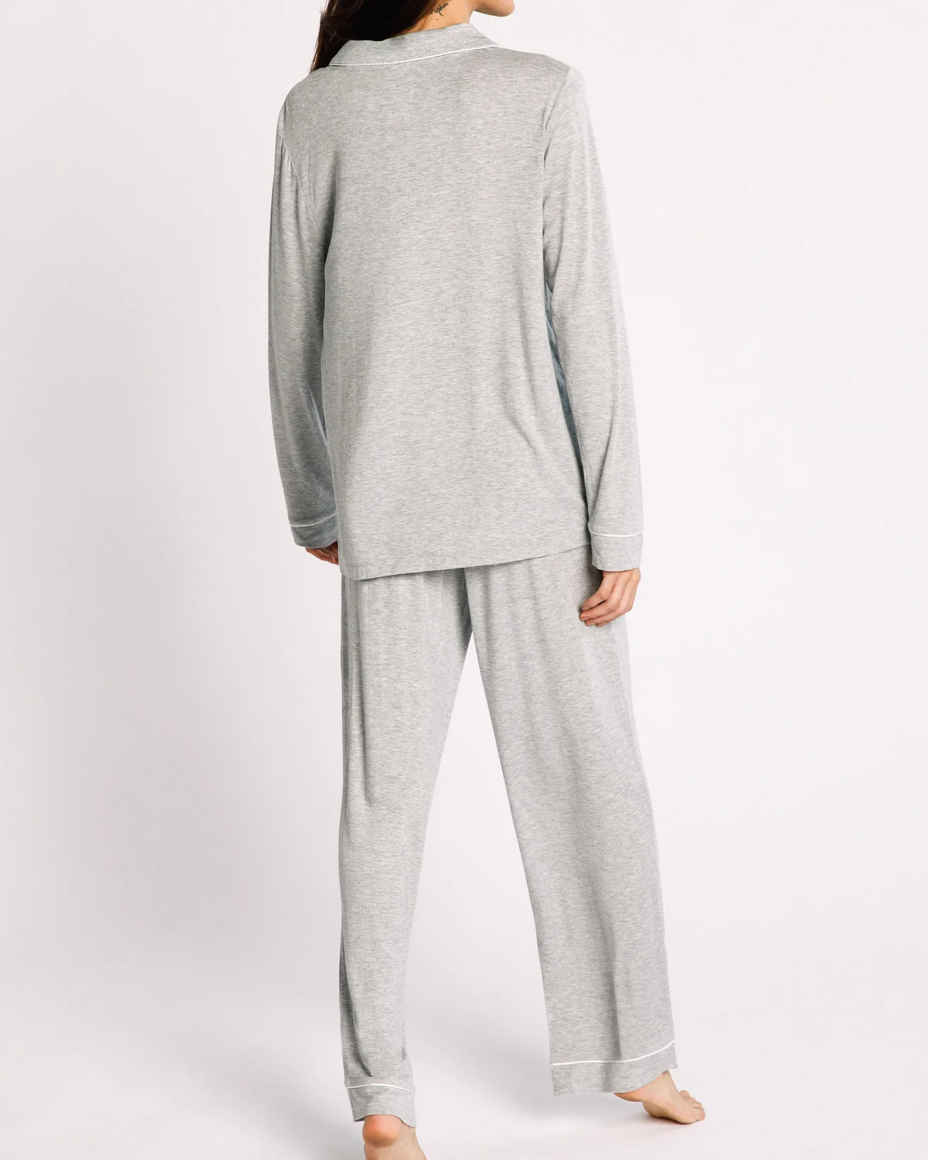 Grey Modal Button Up | Chelsea Peers NYC