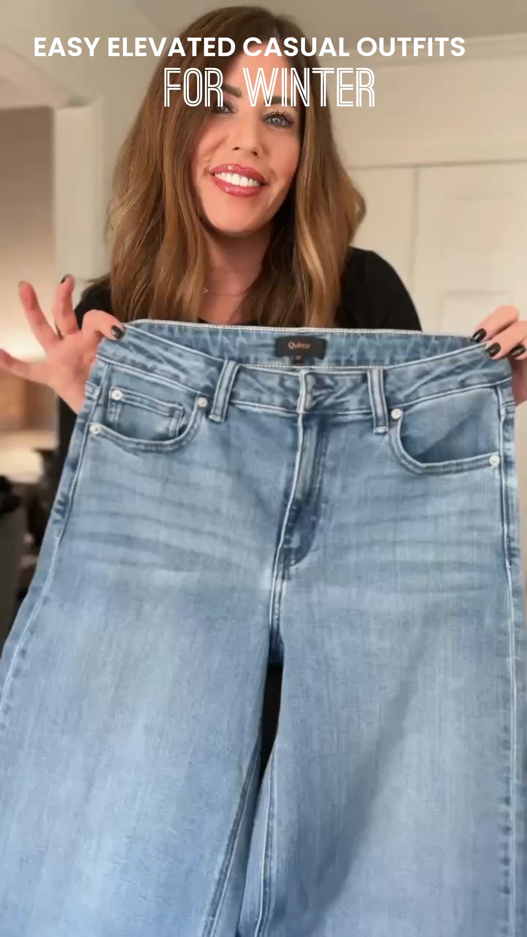 easy elevated casual outifts perfect for the office & more.

New arrivals from @quince

I'm wearing a 29 in these wide leg jeans
29/34 inch inseam

I sized up in the v-neck oversized cashmere sweater for an oversized fit!
And I’m wearing my true size medium in the waist length yak wool sweater.

High-quality materials at very affordable prices! up to 66% less than the designer brands.

#LTKootd #LTKOver40 #LTKMidsize