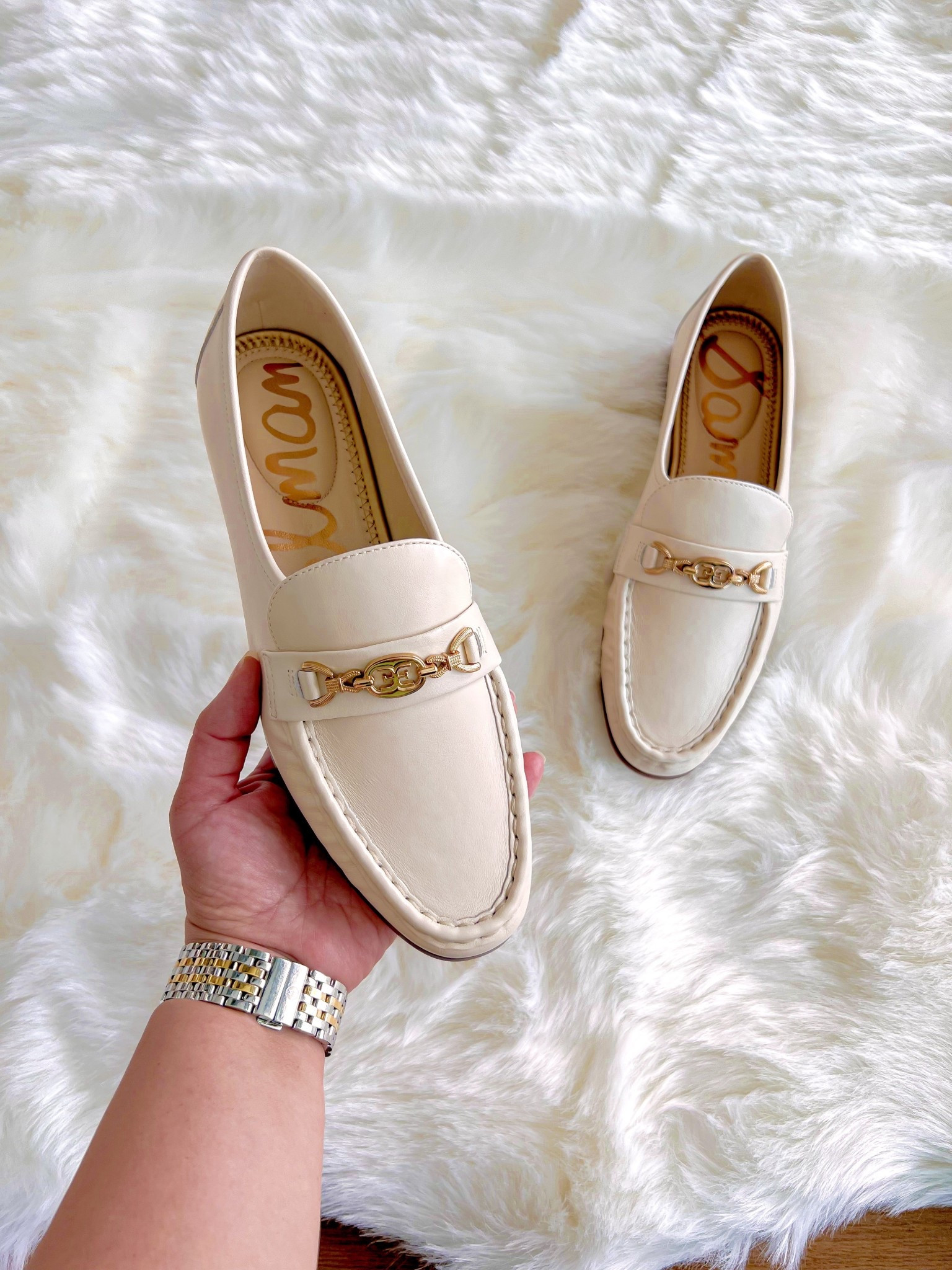 Shoes that caught my eye at the Nordstrom Anniversary Sale! Loving these Sam Edelman loafers, especially in the ivory color. On sale for under $80 (After Sale $150).

#LTKSaleAlert #LTKFindsUnder100 #LTKShoeCrush