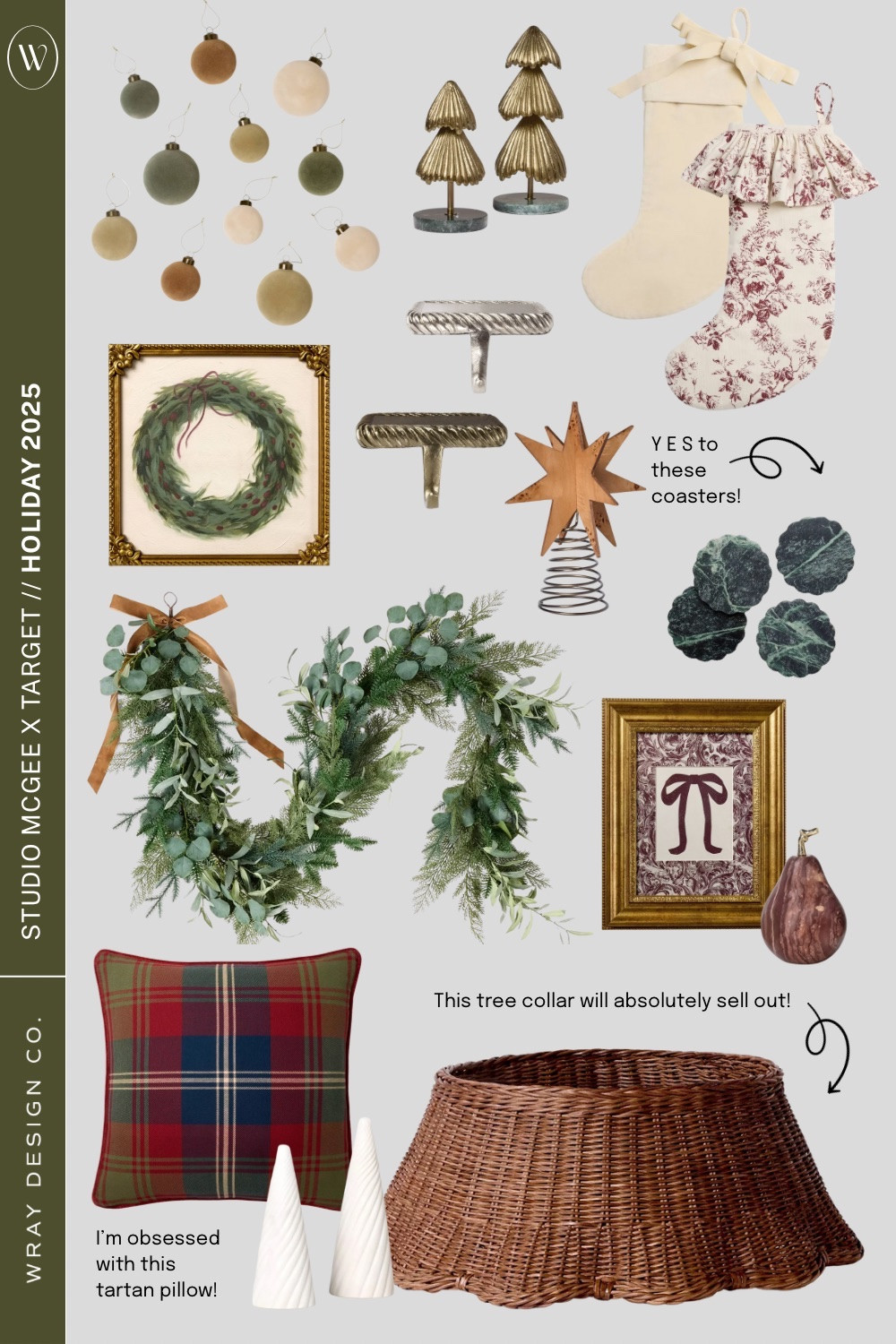 ICYMI, the Studio McGee x Target holiday drop is here, and the vintage-Christmas-meets-Ralph-Lauren vibes are SO good. Snag a scalloped tree collar, garlands, and classic holiday decor at attainable price points! // Studio McGee Christmas, Target holiday decor, Target home finds, holiday styling ideas, festive garland, classic Christmas decor, vintage Christmas.

#LTKHoliday #LTKSeasonal #LTKHome
