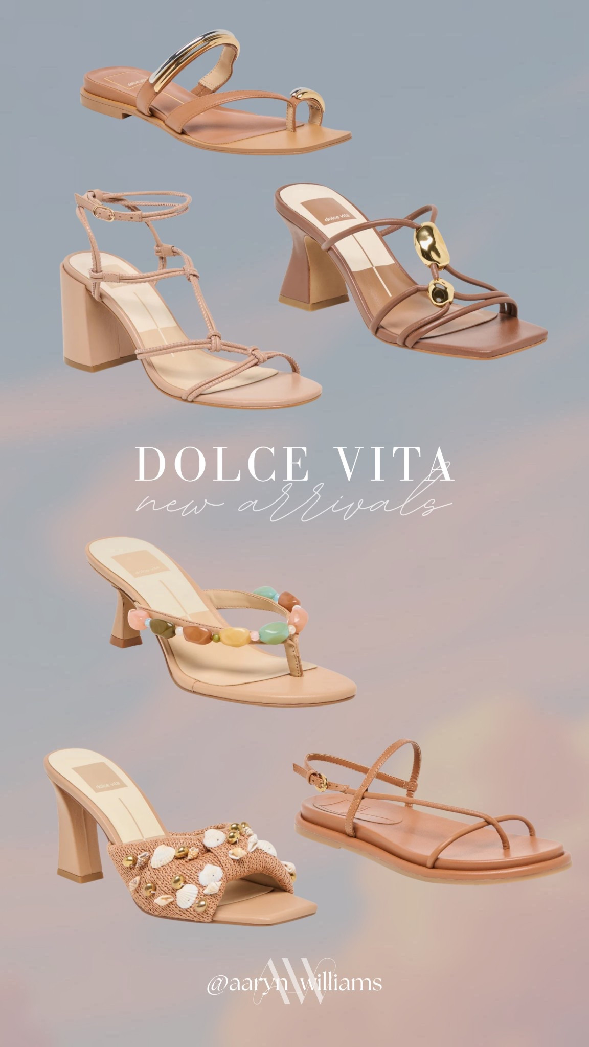 New Dolce Vita arrivals and they are so good 🤎

The neutral tones make them easy to wear with everything, but the details are what make them special… the gold accents, shell embellishments, and colorful beads are perfect for spring and summer outfits.

dolce vita shoes, spring sandals, neutral heels, summer shoes, vacation outfits