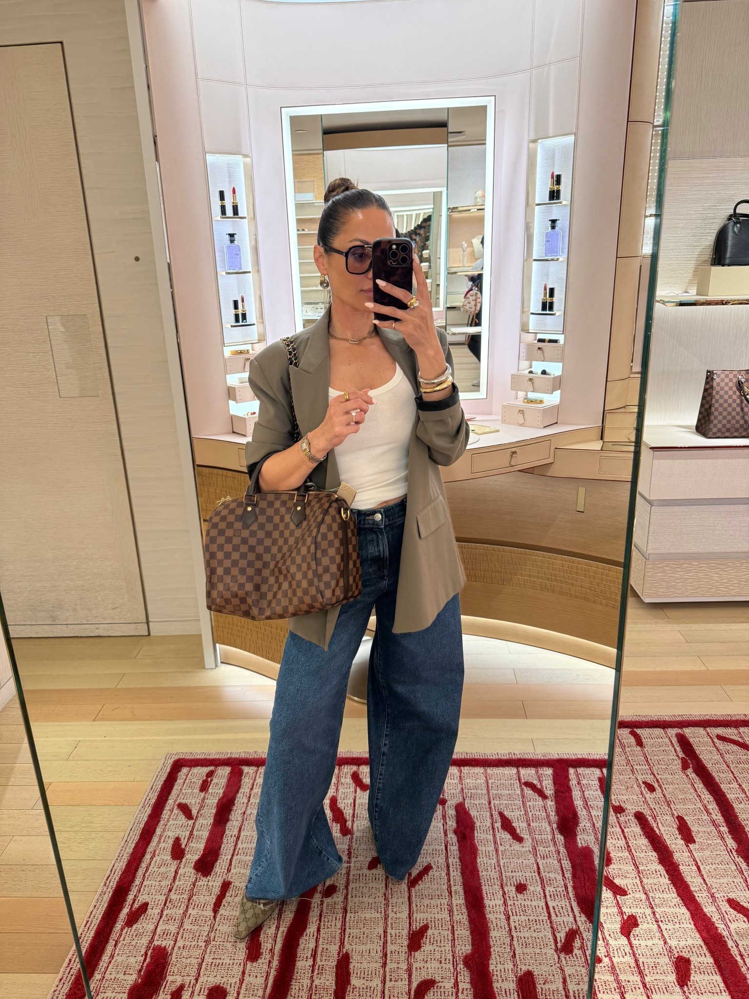 Today’s look for a fun day of brunch + shopping 🤌🏻 effortless chic is what I call it 

#LTKU #LTKOver40 #LTKootd