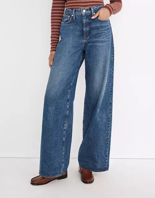 Superwide-Leg Jeans in Desota Wash | Madewell