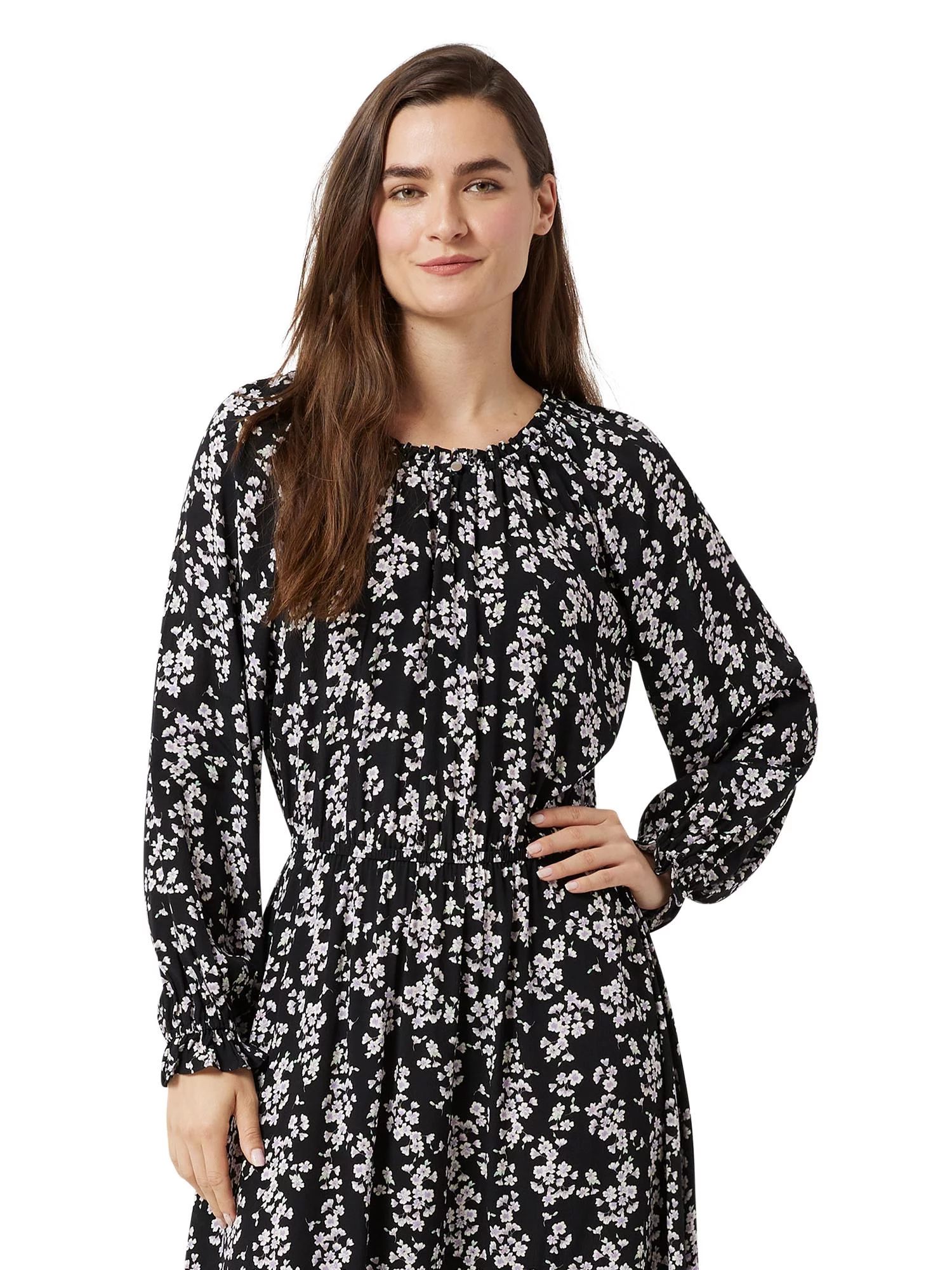 Chaps Women's Peasant Midi Dress | Walmart (US)