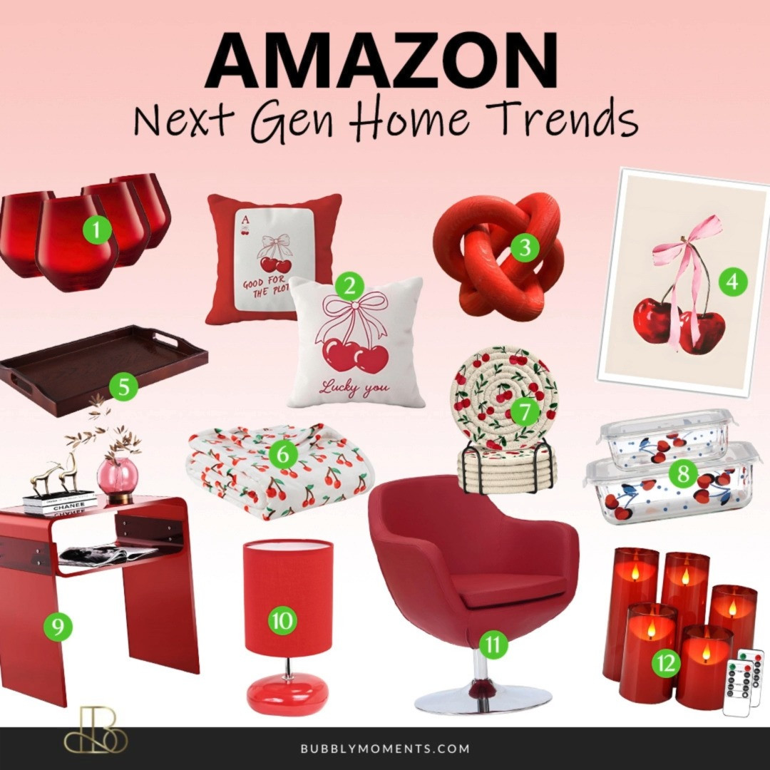 Red is a standout trend in next gen home style ❤️ These red home finds add warmth and a modern touch to any space. From subtle accents to bold statement pieces, this trend makes it easy to refresh your home with colour while keeping it clean and stylish.
Perfect for the living room, bedroom, kitchen, or home office, red decor pairs well with neutral tones and modern designs. These pieces help create a space that feels updated, inviting, and thoughtfully styled.
If you’re looking to try a new home trend without overdoing it, these red home finds are a great place to start. Save this post for inspiration, tap to shop, and add a modern pop of red to your space ✨
#LTKHome #LTKFindsUnder100 #LTKFindsUnder50 #hometrends #redhomedecor #nextgenhome #modernhome #interiorinspo #homedecor #designinspo #trendingdecor #amazonhome #amazonfinds #amazonhomefinds #homestyle 

 