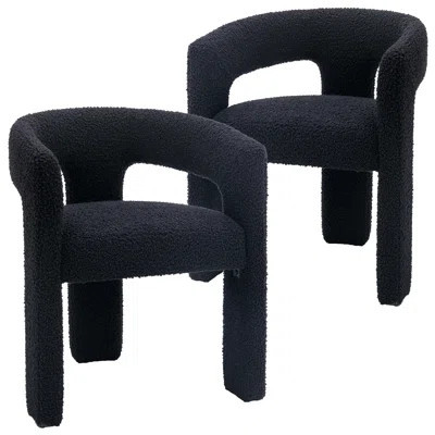 Modern Upholstered Barrel Dining Chairs | Wayfair North America