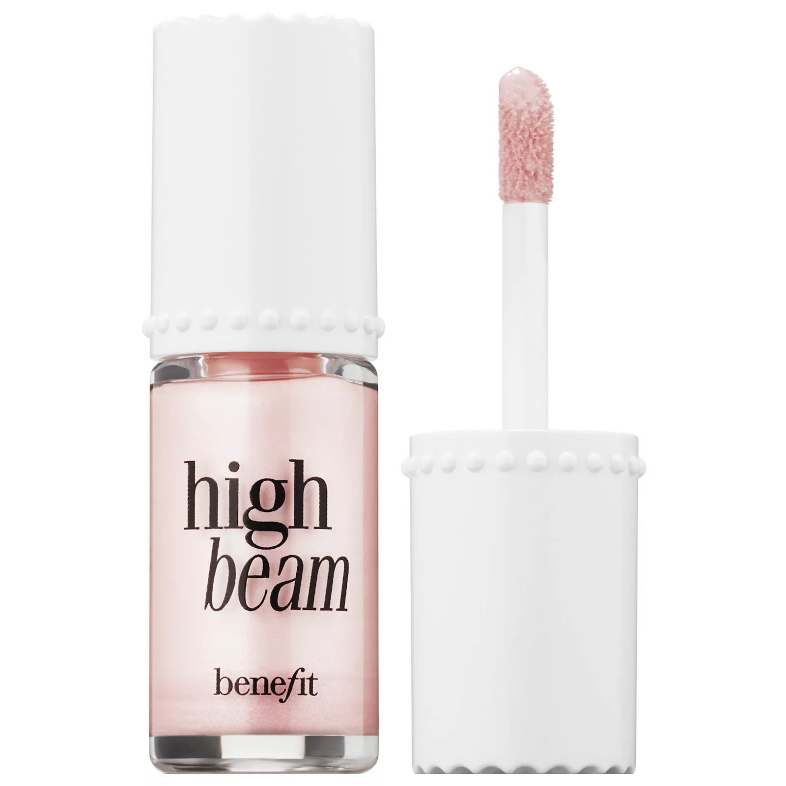 Benefit Cosmetics High Beam Satin Pink Liquid Highlighter, Size: 0.07 Oz, Ivory | Kohl's