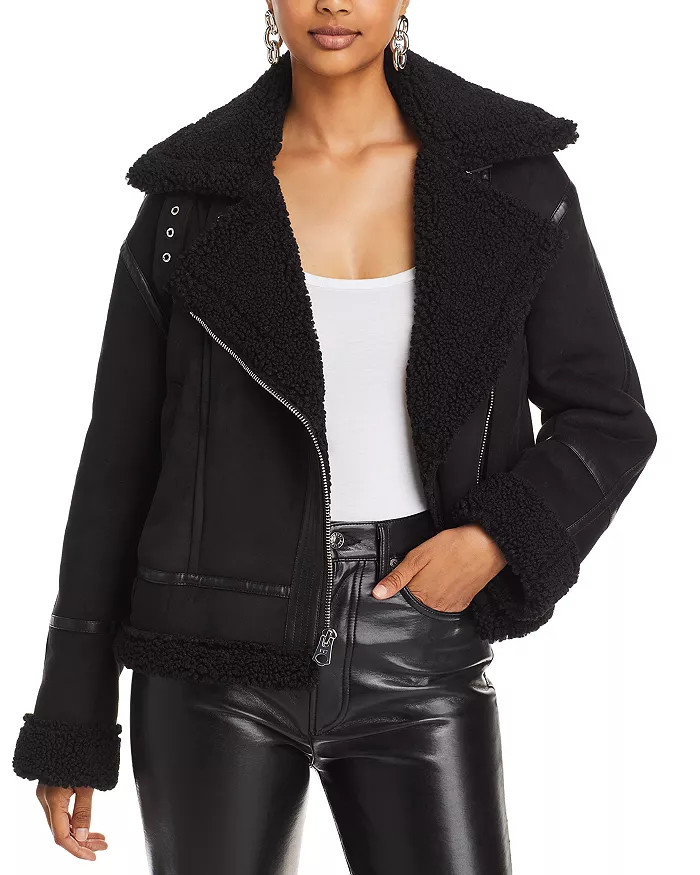 Faux Shearling Oversized Coat | Bloomingdale's (US)