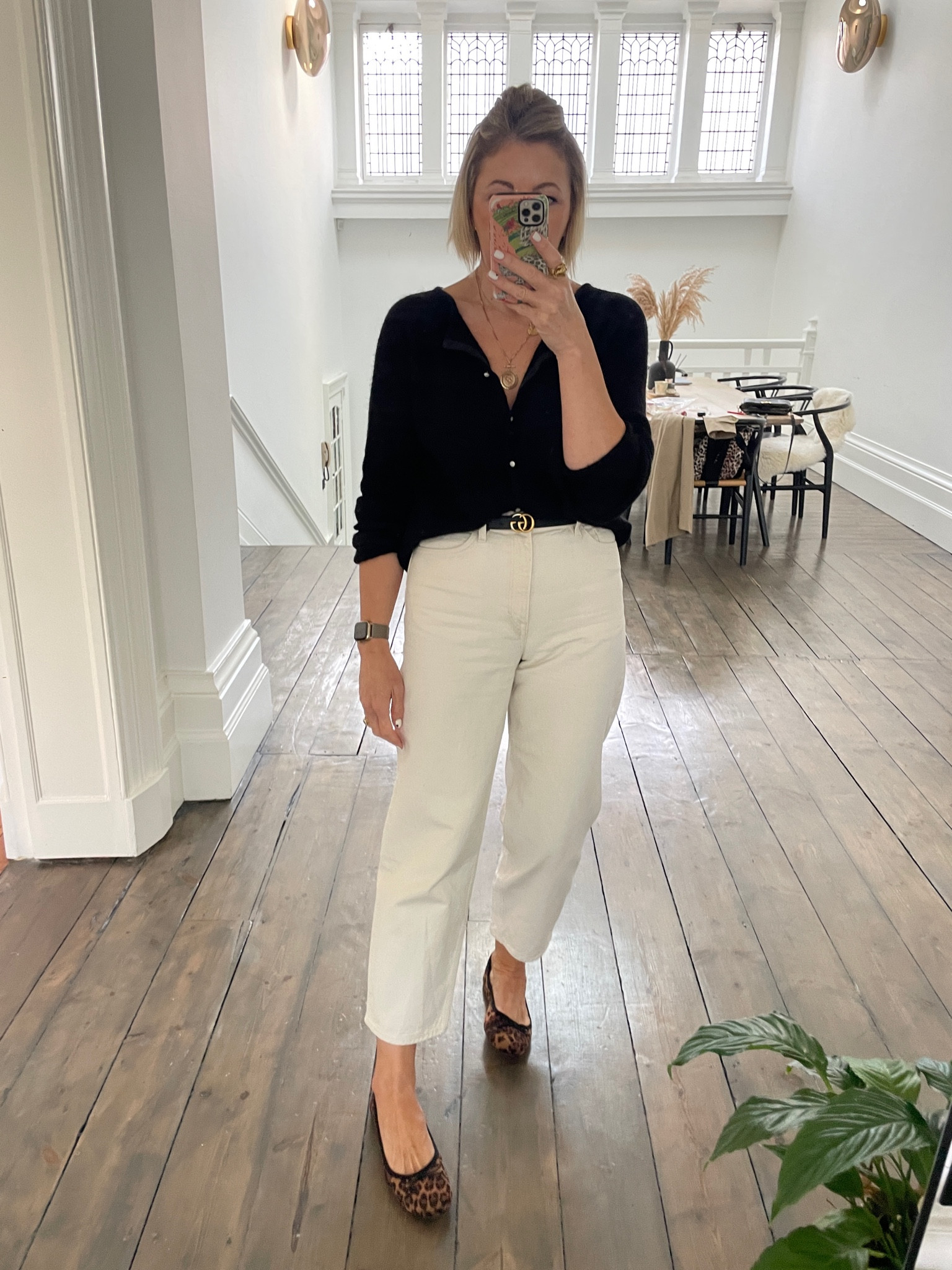 Love a white jean all year round...