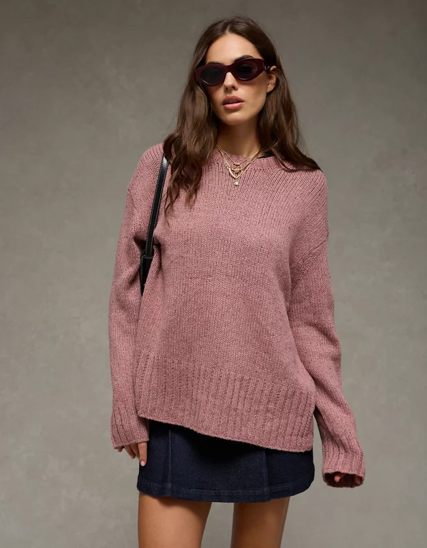 AE Long Weekend Pullover Sweater | American Eagle Outfitters (US & CA)