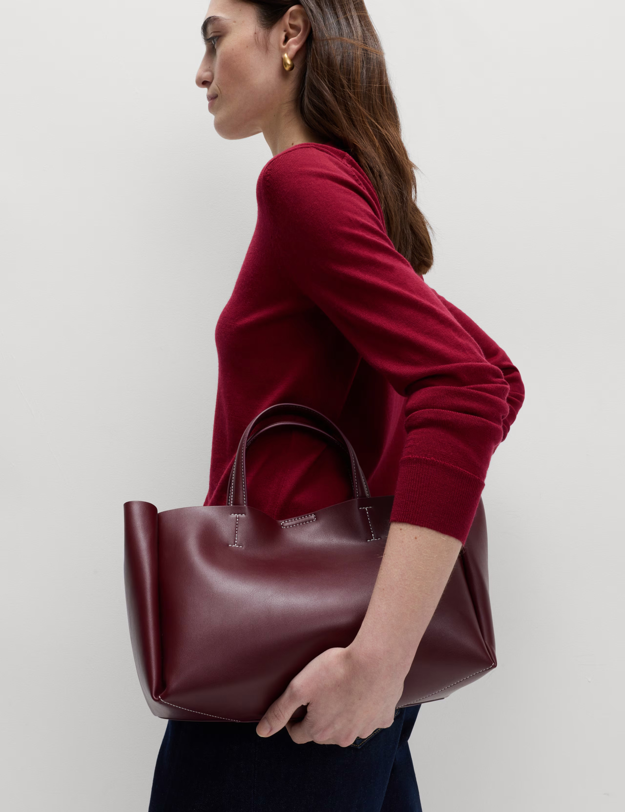 Faux Leather Structured Mini Tote Bag | Marks & Spencer (UK)