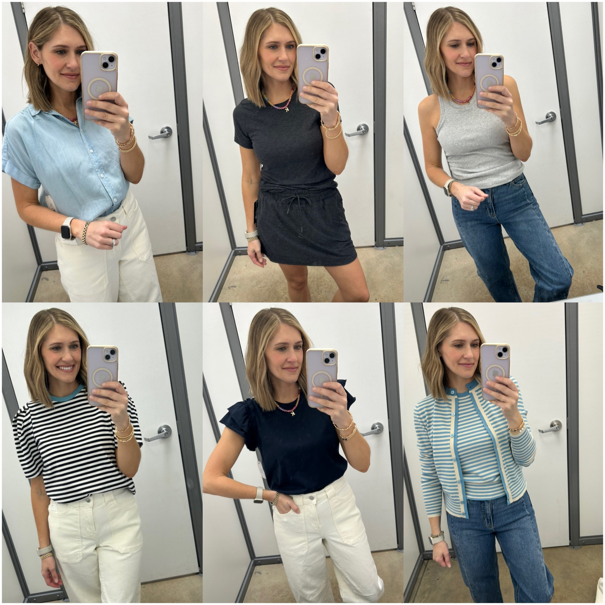 Walmart outfits❤️ The gray tank even has a built in bra! #walmartfinds #walmartoutfit #walmart #momoutfits 

#LTKPetite