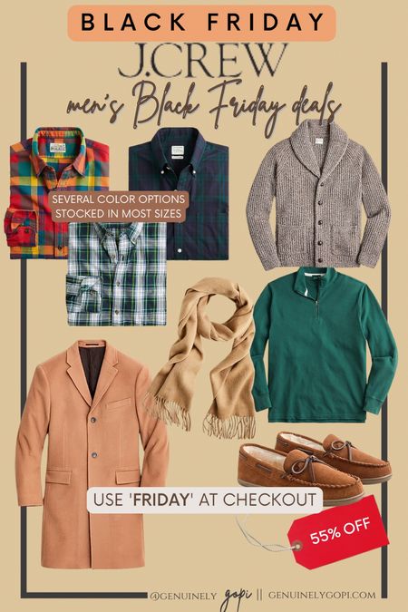 J. Crew Black Friday event!!! So many great men’s sweaters, plaid shirts, coats, jackets, cashmere, and MORE on MAJOR SALE for 55% off!! Use code ‘FRIDAY’ at checkout 🤎 #jcrew #mensfashion #winterjacket #blackfriday #cocoon #bestseller #cybermonday #cashmere #plaid

#LTKsalealert #LTKmens #LTKCyberweek