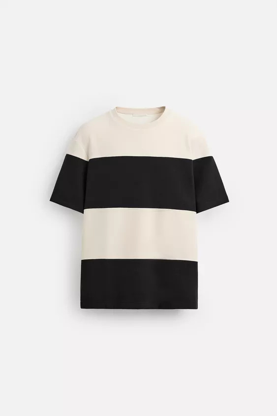 COMPACT PIQUÉ T-SHIRT | Zara US