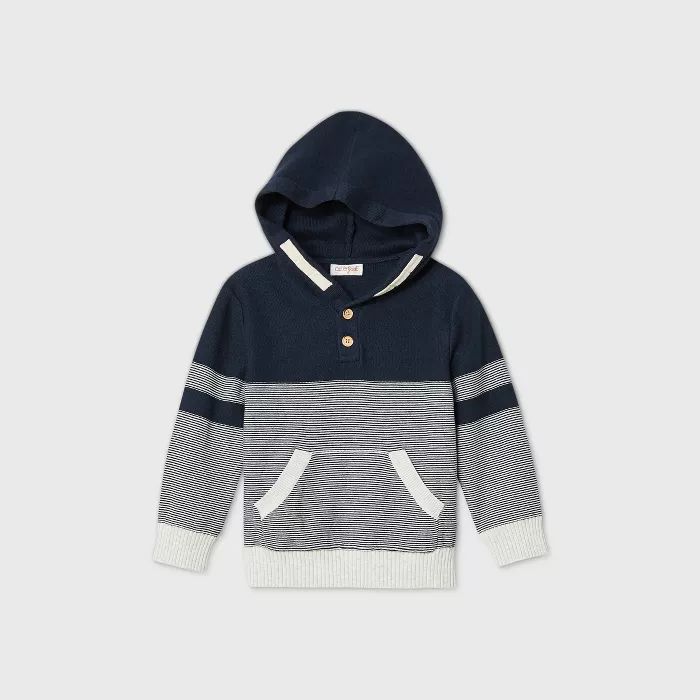 Toddler Boys' Striped Pullover Sweater - Cat & Jack™ Blue | Target
