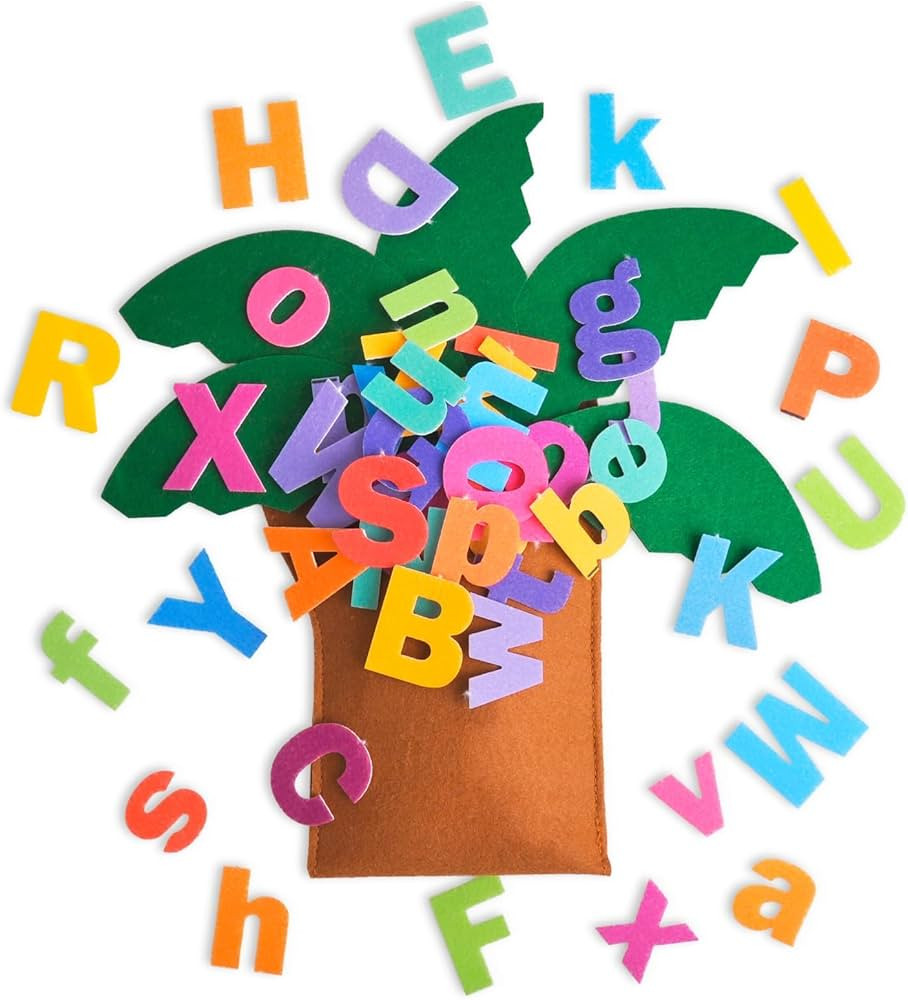 CHEFAN Tree and Letter Props from The Childhood Favorite Book, Felt Numbers and Letters | Amazon (US)