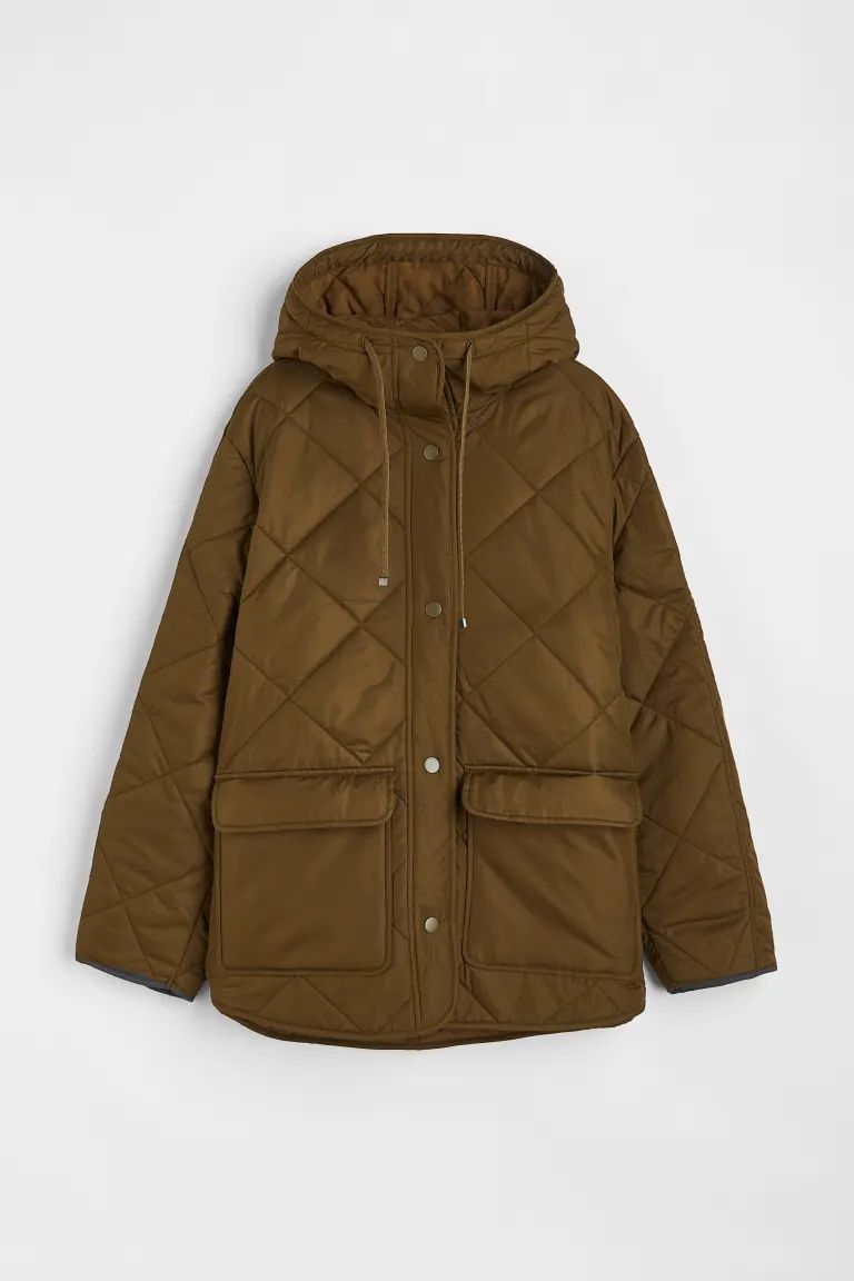 Oversized Quilted Jacket | H&M (US + CA)