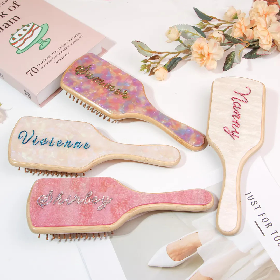 Personalized Name Hairbrush,custom Rhinestone Brush - Etsy | Etsy (US)