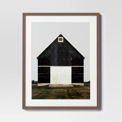 24" x 30" Barn Framed Poster Black - Threshold™ | Target