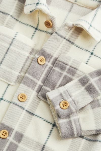 Fleece shacket | H&M (UK, MY, IN, SG, PH, TW, HK, KR)