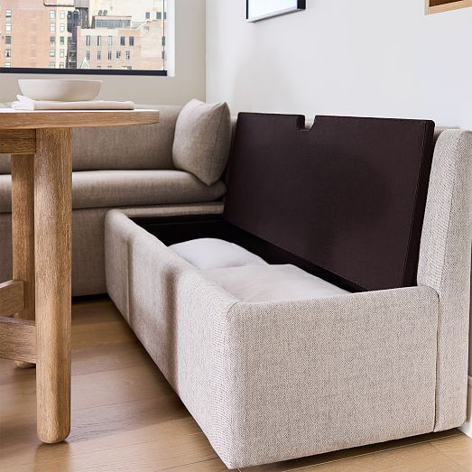 Build Your Own - Shelter Storage Banquette | West Elm (US)
