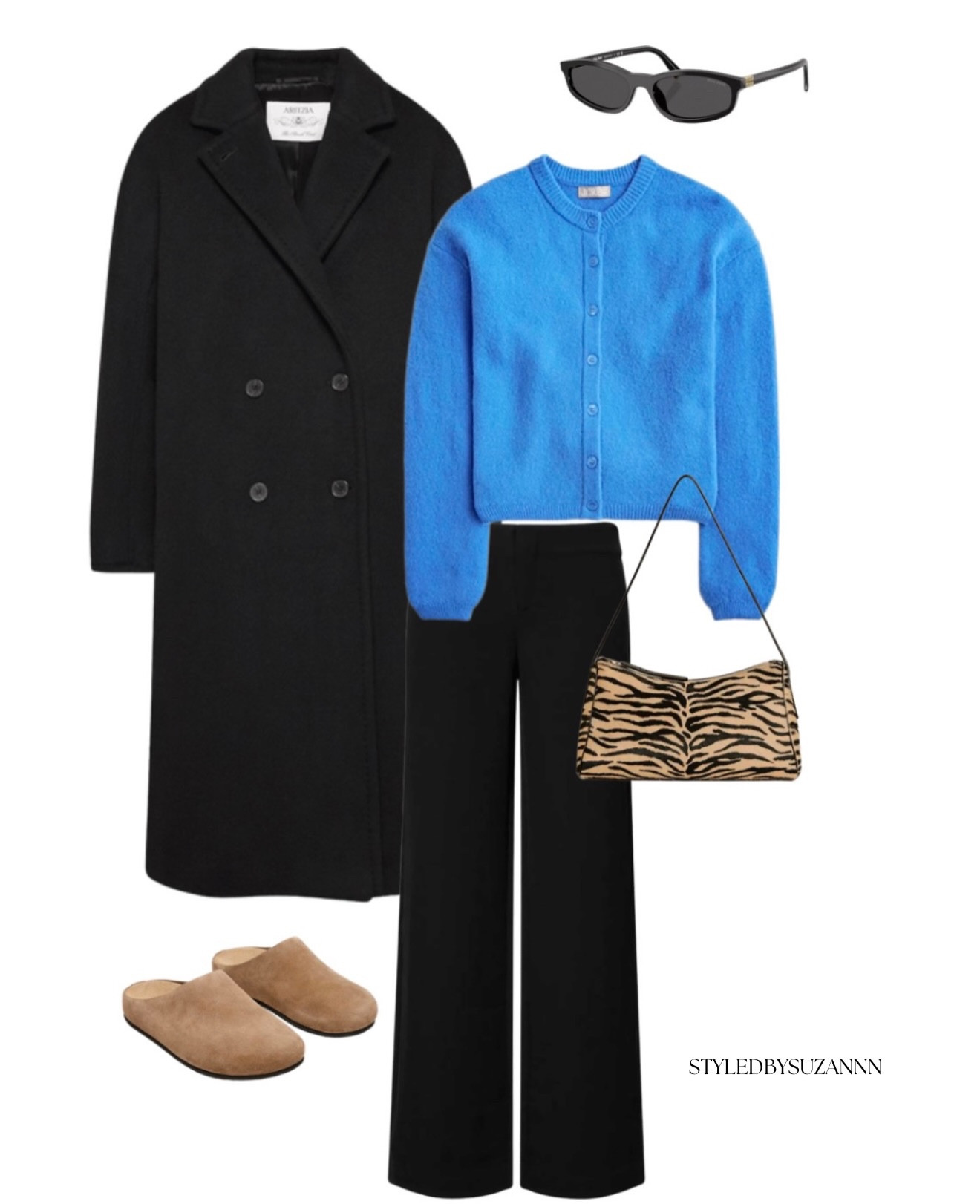 me 🤝🏻 all black outfits, but the pop of blue is speaking to me. 
.
.
.
.

#ootd #ootdstyle #whatiwore #styleinspo #fashioninspiration everydaystyle chicstyle classicstyle minimalfashion elevatedbasics wardrobestaples stylediary fashioncontent outfitideas styledbysuzannnstyledbysuzannn