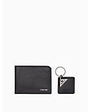 Matte Saffiano Leather Bifold Wallet + Key Fob Set | Calvin Klein | Calvin Klein (US)