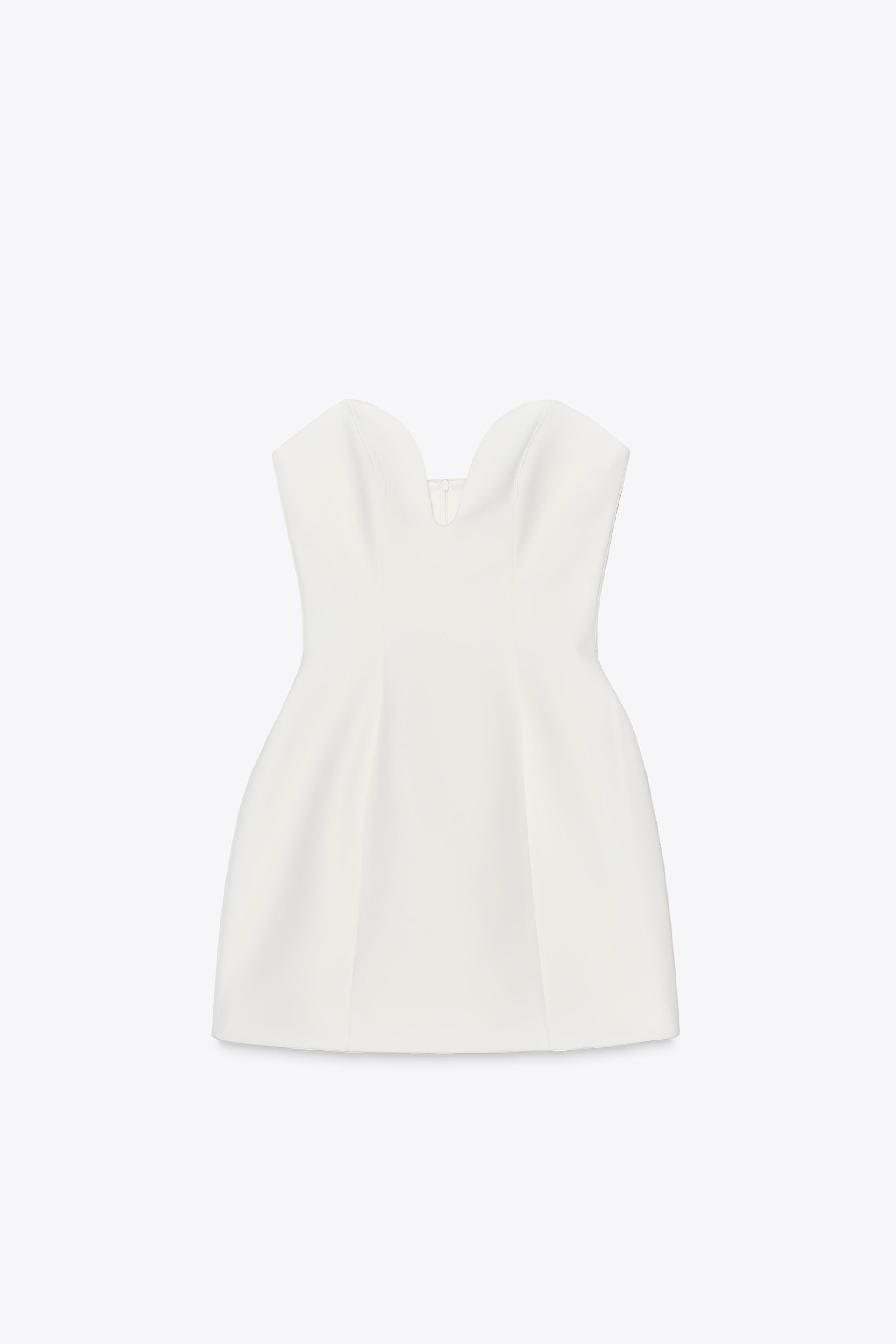 DRESS WITH A SWEETHEART NECKLINE | Zara UK