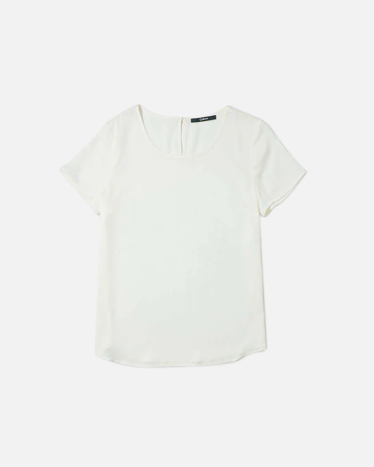 Washable Stretch Silk Tee | Quince