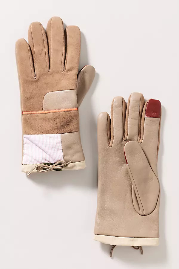 Cashmere-Lined Leather Gloves | Anthropologie (US)