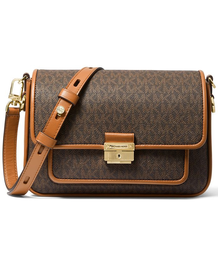 Michael Kors Signature Bradshaw Medium Messenger & Reviews - Women - Macy's | Macys (US)