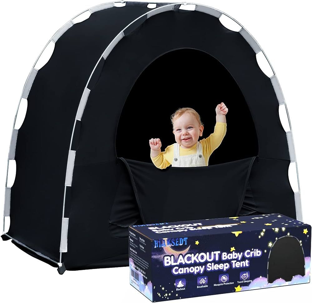 Pack N Play Blackout Cover, Pod for Slumber, Baby Sleep Pod Slumber Tent, Crib Cover, Baby Crib T... | Amazon (US)
