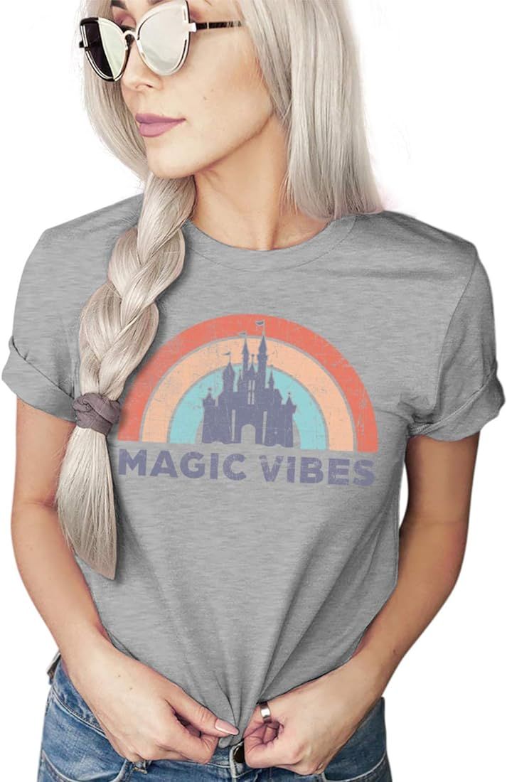Magic Vibes Shirt | Cute Vacation Shirt for Disney | Unisex Sizing | Amazon (US)