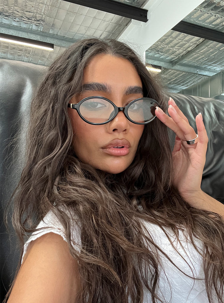 Timely Blue Light Glasses Black | Princess Polly US