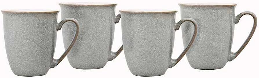 Denby 380048918 Elements 4 Piece Coffee/Beaker Mug Set, Grey, 330 milliliters | Amazon (UK)