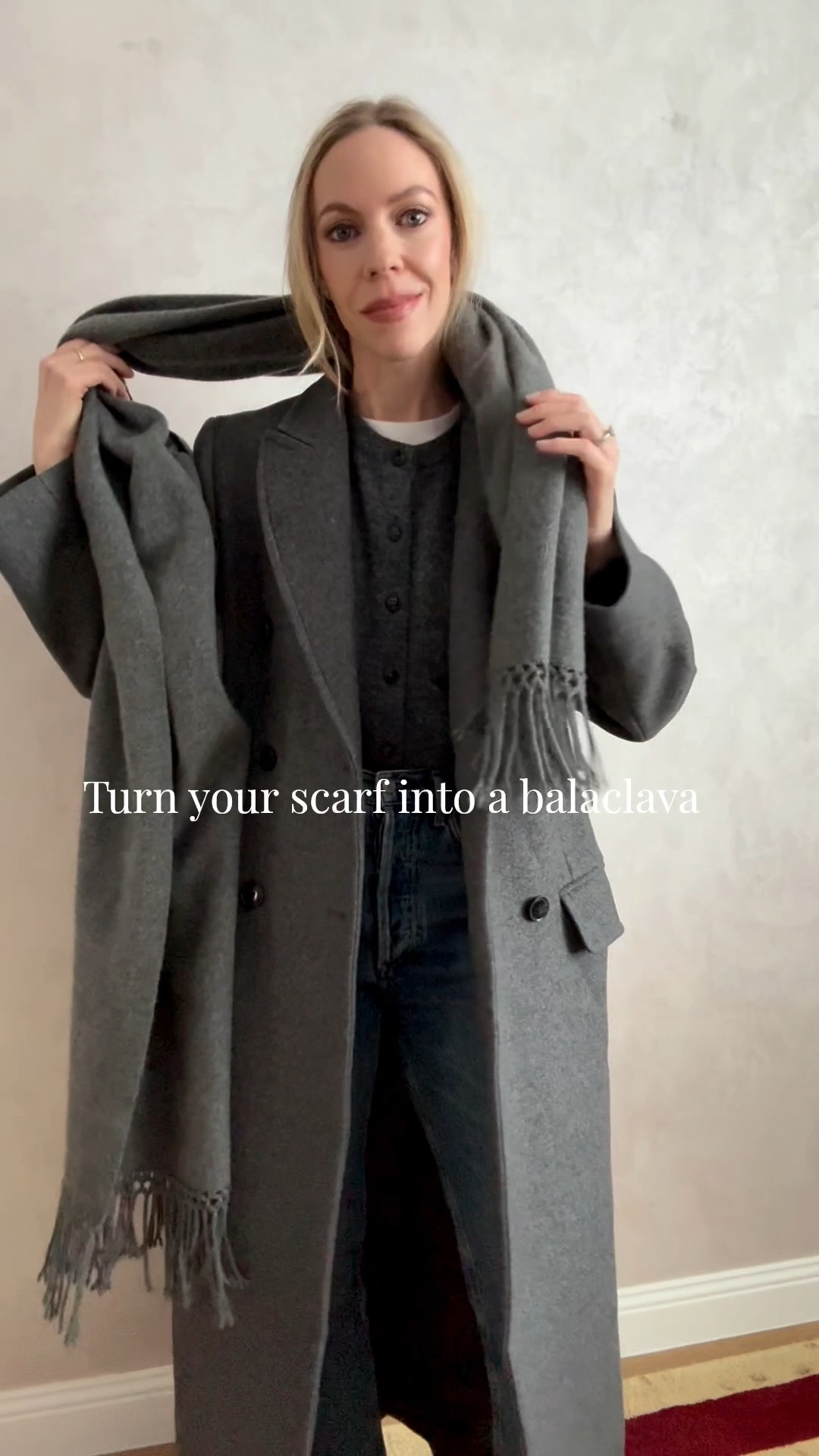 Scarf tying hack, balaclava scarf, scarf tutorial 

#LTKHoliday #LTKFindsUnder50 #LTKSeasonal
